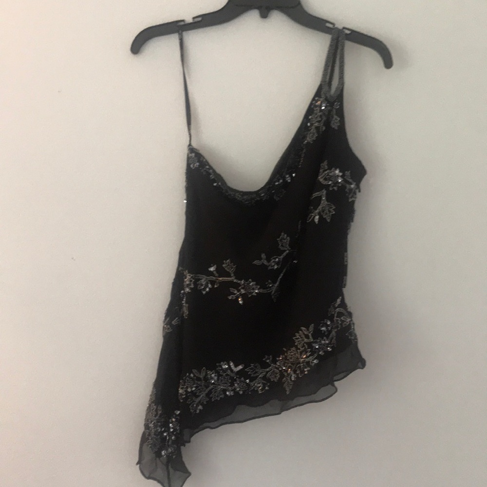 Formal/ party top sequined black
